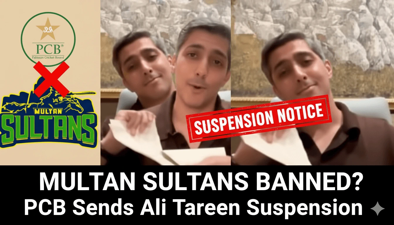 Ali Tareen PCB Dispute Escalates: Multan Sultans Owner Rips Up Legal Notice in Sarcastic Ran